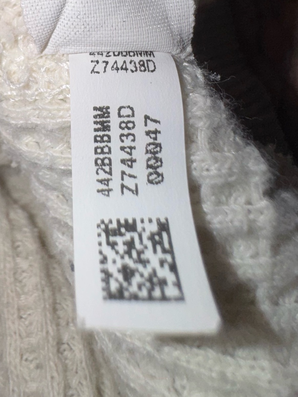Aerie Waffle Knit Oversized Long Sleeve Tee Women’s Medium Ivory Loose Fit - Picture 12 of 13